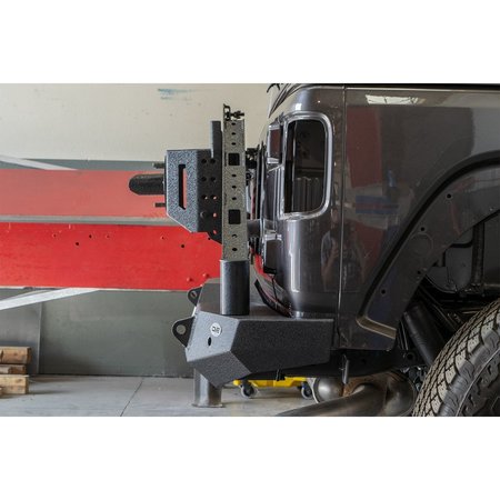Dv8 Offroad JEEP JL TIRE CARRIER ADD ON 18-PRESENT WRANGLER JL FOR RBJL-01 AND 06 TCJL-06